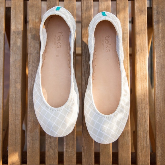 Tieks Shoes - NIB Hand-Painted Custom Bridal Tieks Size 8 SOLD